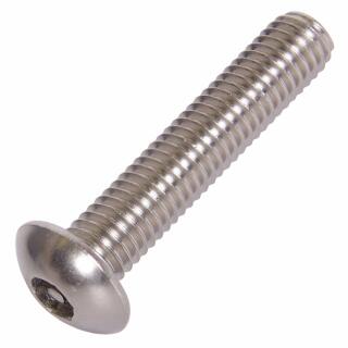 Flachrundkopf-Sicherheitsschrauben ISK + Pin Edelstahl A2 M 6x35 ISK-PIN 4 100 Stück