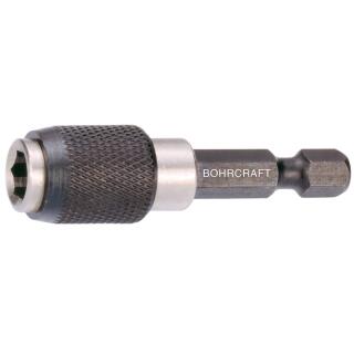 Bohrcraft Quick-Lock Bithalter für 1/4Zoll Bits 1/4Zollx60mm 25 Stück