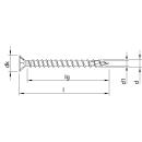 HECO-TOPIX-plus Edelstahl A2 Senkkopf Frästaschen HECO-Drive TX Variables Vollgewinde