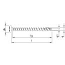 HECO-TOPIX-plus Edelstahl A2 3,5x20 Rundkopf Pozi...