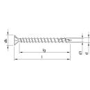 HECO-TOPIX-plus Edelstahl A2 3x30 Senkkopf Frästaschen Pozi Variables Vollgewinde 200 Stück