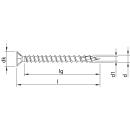 HECO-TOPIX-plus 4,5x50 Verlegeschraube Senkkopf...