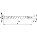 HECO-TOPIX-plus 4x25 Rückwandschraube Pozi Variables...