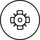 HECO-TOPIX-plus 5x80 Senkkopf mit Kopfbohrung Pozi + Kopflochbohrung 2 4 mm Variables Vollgewinde verzinkt 200 Stück