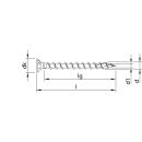 HECO-TOPIX-plus Beschlagschraube Senkkopf...