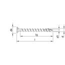 HECO-TOPIX-plus 3,5x12 Beschlagschraube Senkkopf...