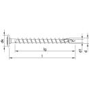 HECO-TOPIX-plus 10x120 Verbinderschraube Tellerkopf...