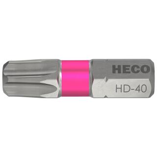 HECO Bits HECO-Drive TX HD-40 Farbring: pink 10 Stück