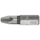 HECO Bits Pozi PZD-2 Farbring: schwarz 10 Stück