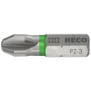 HECO Bits Pozi PZD-3 Farbring: grün 10 Stück