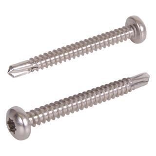 DIN 7504 Bohrschrauben Linsenkopf Form M Edelstahl A2 TX25 M 5,5x16 500 Stück