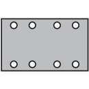 Streifen mit Papierunterlage kletthaftend PS 33 CK kletthaftend 80x133mm Korn 80 Lochform GL18 100 Stück