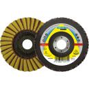 Schleifmopteller SMT 850 Schleifmopteller Kombination 125x2223mm Korn 60 Coarse gewölbt 5 Stück
