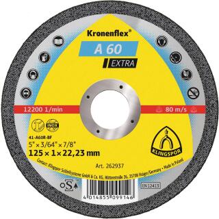 Kronenflex® Trennscheiben 08- 10mm A 60 EX Trennscheiben 125x1x22,23mm gerade 25 Stück