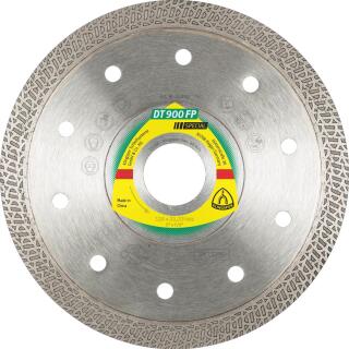 Diamanttrennscheiben für Winkelschleifer DT 900 FP Diamanttrennscheiben 125x1,4x22,23mm 1,4x10mm profilierter Schneidrand 1 Stück