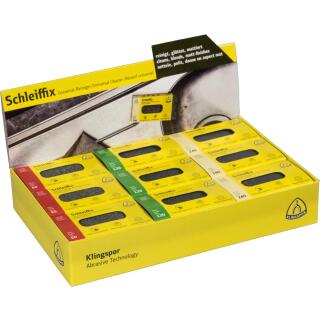 Elastische Schleifmittel SFK 655 Schleiffix Handklotz 80x50x20mm Set