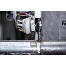 Pipelinebürste gezopfter Draht BRP 600 Z Pipelinebürste gez. einreihig 125x6x22,23mm 05 Stahl 1 Stück