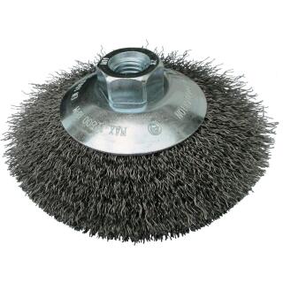 Kegelbürste mit Gewinde gewellter Draht BK 600 W BK 600 W 125mm Gewinde M14 03 Stahl 1 Stück