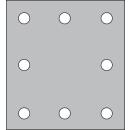 Schleifpapier kletthaftend PS 22 K kletthaftend 115x105mm Korn 180 Lochform GL43 SB-verpackt im Reiter 25 Stück