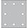 Schleifpapier kletthaftend PS 22 K kletthaftend 115x105mm Korn 180 Lochform GL43 SB-verpackt im Reiter 25 Stück
