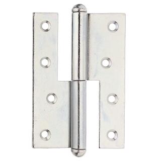 Aushebescharnier GAH verzinkt links 120x88x2,7 1 Stück