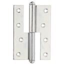 Aushebescharnier GAH verzinkt links 120x88x2,7 1 Stück