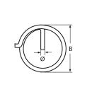 Ringsplint Edelstahl A4 1,5x20mm 250 Stück
