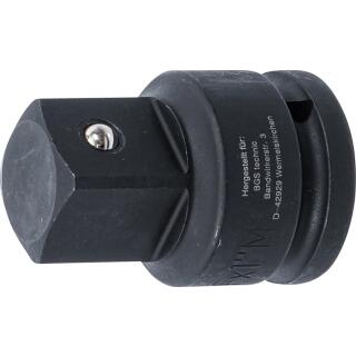 Kraft-Steckschlüssel-Adapter, Innenvierkant 20 mm (3/4 Zoll) - Außenvierkant 25 mm (1 Zoll)