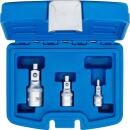 Verlängerungs-Satz mit Magnethalter, 6,3 mm (1/4 Zoll) / 10 mm (3/8 Zoll) / 12,5 mm (1/2 Zoll), 3-tlg.