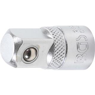 Steckschlüssel-Adapter, Innenvierkant 10 mm (3/8 Zoll) - Außenvierkant 12,5 mm (1/2 Zoll)