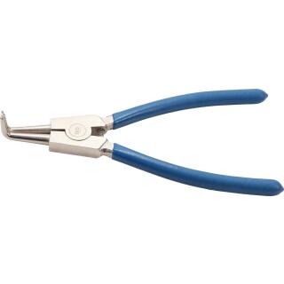 Sprengringzange, abgewinkelt, für Außensprengringe, 225 mm