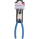 Sprengringzange, abgewinkelt, für Außensprengringe, 225 mm