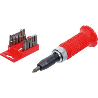Hand-Schlagschrauber-Satz inkl. Bits, Abtrieb Innensechskant 12,5 mm (1/2 Zoll)
