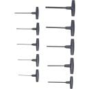 Schraubendreher-Satz mit T-Griff, Innensechskant 2 - 10 mm, 10-tlg.