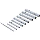 Rohrsteckschlüssel-Satz, SW 6 x 7 - 20 x 22 mm, 9-tlg.
