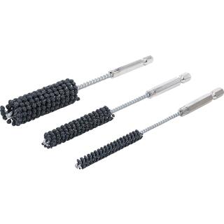 Honwerkzeug-Satz, flexibel, 6,3 mm (1/4 Zoll) Schaft, Körnung 60 / 80, 8 - 12 - 20 mm, 3-tlg.