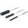 Honwerkzeug-Satz, flexibel, 6,3 mm (1/4 Zoll) Schaft, Körnung 60 / 80, 8 - 12 - 20 mm, 3-tlg.