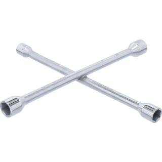 Rad-Kreuzschlüssel, für PKW, SW 17mm x 19 mm x 22 mm x 13/16 Zoll