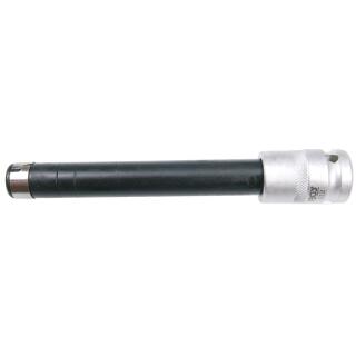 Steckschlüssel-Einsatz für BMW-Zylinderkopf E-Profil, 150 mm, Antrieb Innenvierkant 12,5 mm (1/2 Zoll), SW E12