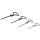 Handbohrer-Satz, 2 - 5 mm, 4-tlg.