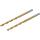 Spiralbohrer, HSS-G, titan-nitriert, 2,5 mm, 2-tlg.