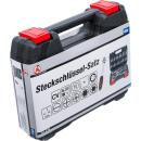 Steckschlüssel-Satz, Antrieb 6,3 mm (1/4 Zoll), 46-tlg.