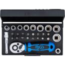 Steckschlüssel-Satz, Antrieb 6,3 mm (1/4 Zoll), 28-tlg.