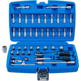 Steckschlüssel-Satz, Antrieb 6,3 mm (1/4 Zoll), 46-tlg.