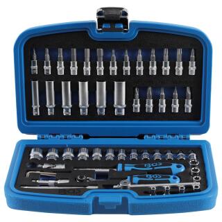Steckschlüssel-Satz, Antrieb 6,3 mm (1/4 Zoll), 53-tlg.