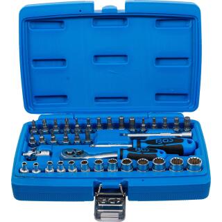 Steckschlüssel-Satz Gear Lock, Antrieb 6,3 mm (1/4 Zoll), 39-tlg.