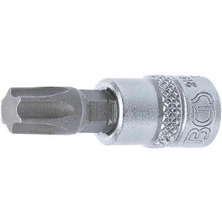 Bit-Einsatz, Antrieb Innenvierkant 6,3 mm (1/4 Zoll), T-Profil (für Torx) T45