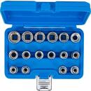 Steckschlüssel-Einsatz-Satz Zwölfkant, Antrieb Innenvierkant 12,5 mm (1/2 Zoll), SW 8 - 24 mm, 16-tlg.
