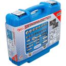 Steckschlüssel-Satz Wellenprofil, Antrieb 10 mm (3/8 Zoll), 26-tlg.