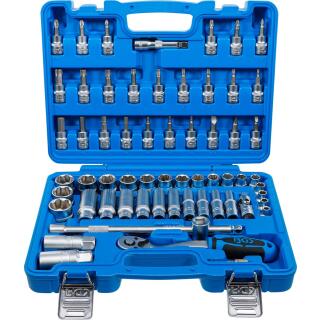 Steckschlüssel-Satz, Antrieb 10 mm (3/8 Zoll), 61-tlg.